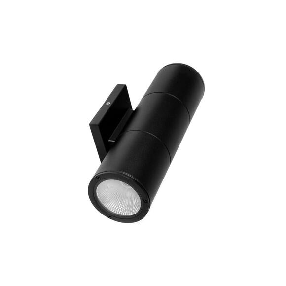 2 Home Zone Security Outdoor LED Porch Lights Black Wall Mounted Fixture Sconce - Picture 6 of 9